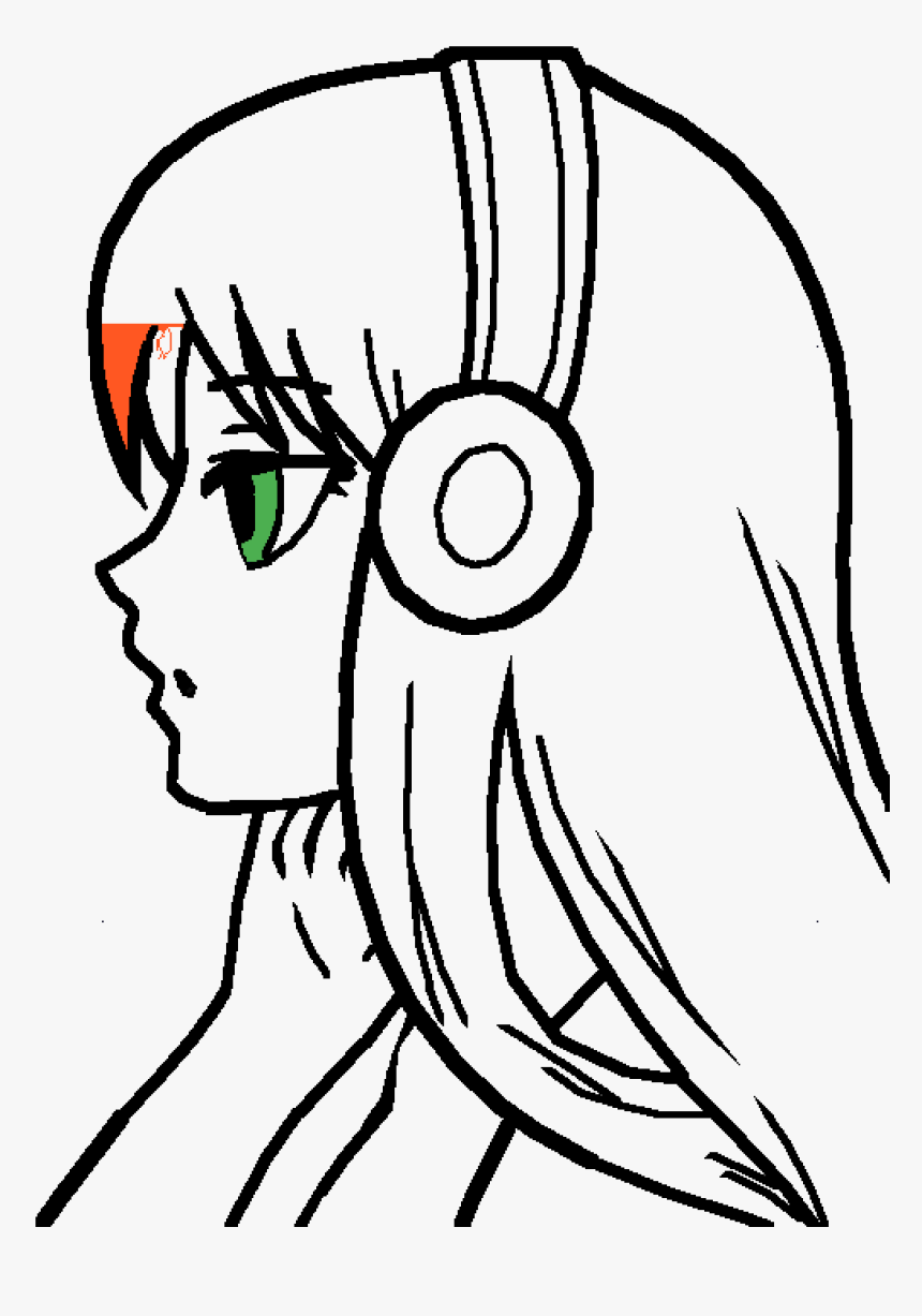 Anime Girl Drawing, HD Png Download