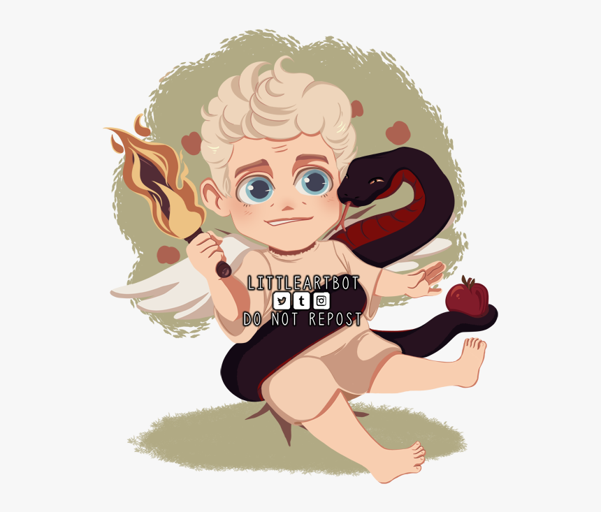 Ineffable Husbands In The Garden 👼🐍🍎
get It On Merch - Cartoon, HD Png Download