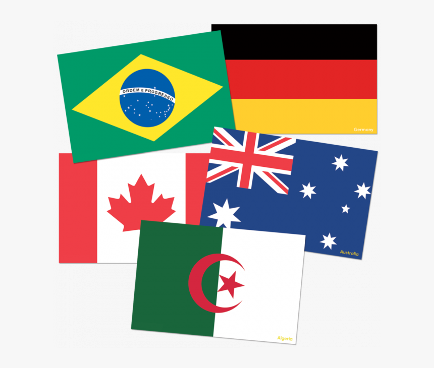 Cut Out Cards - Australia New Zealand Canada At United States, HD Png Download