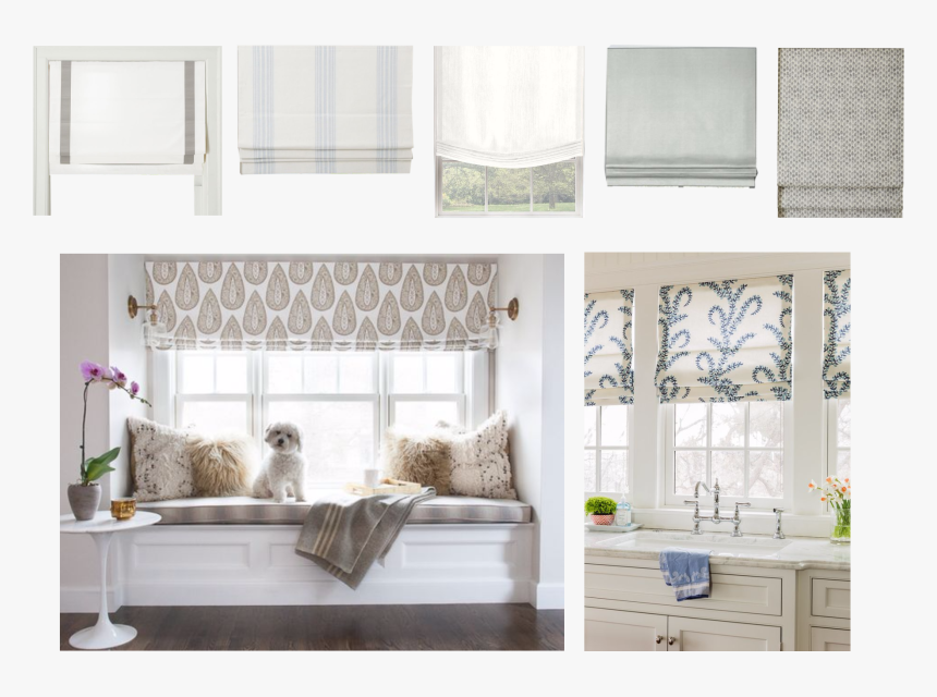 Window Seat Window Treatments, HD Png Download