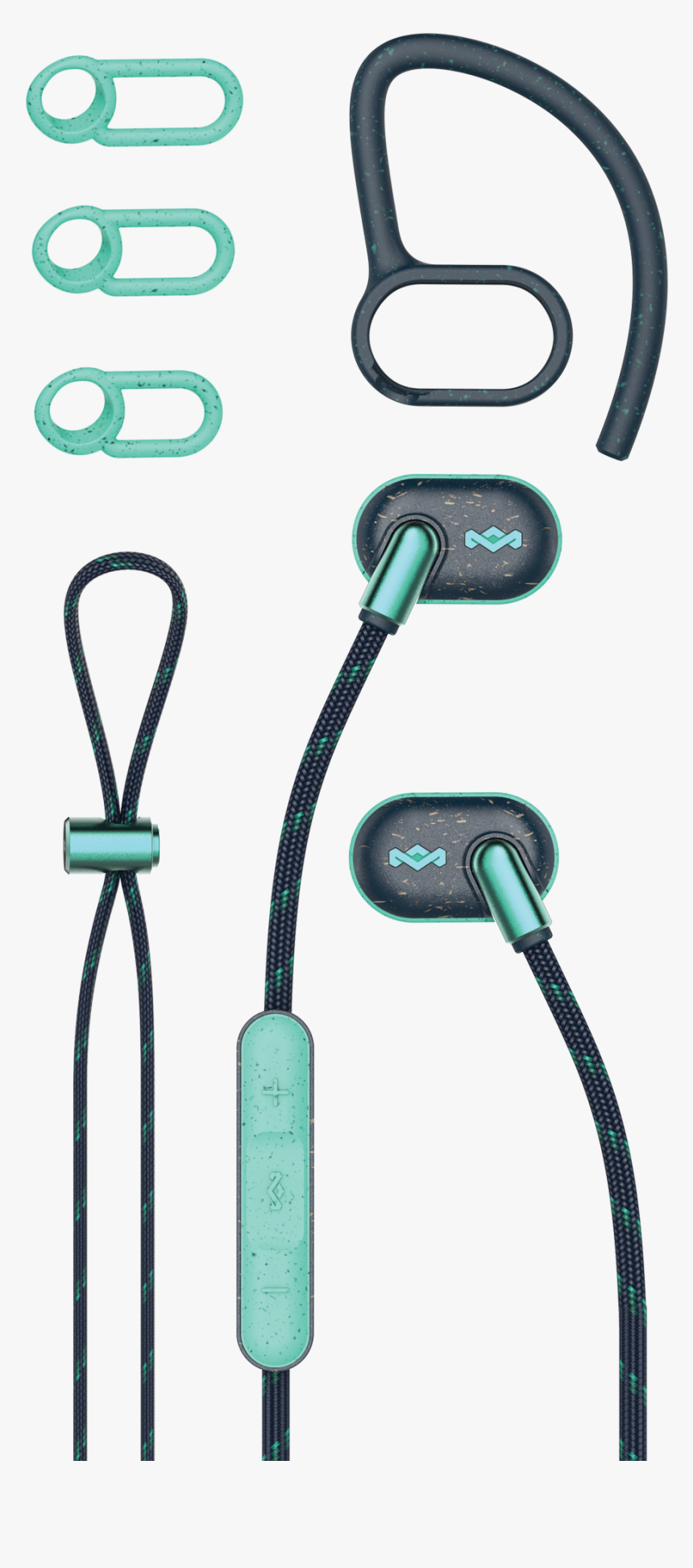 House Of Marley Uprise Wireless Bluetooth Earbuds , - Audífono Marley Uprise Bt, HD Png Download