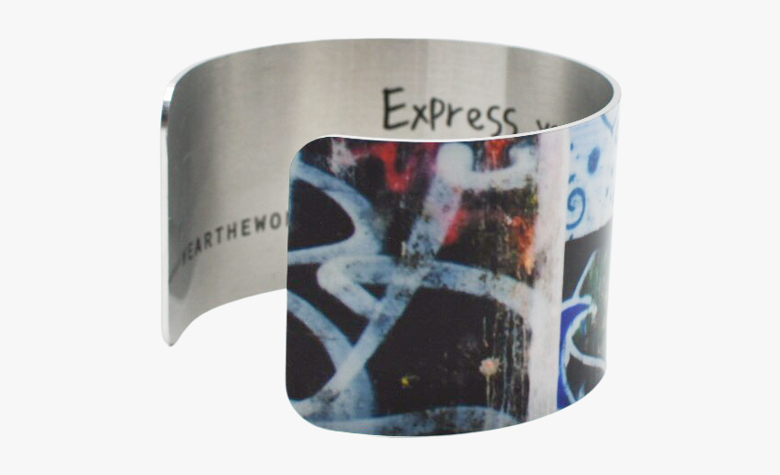 Express Yourself Graffiti Cuff Bracelet 
 Class - Bangle, HD Png Download
