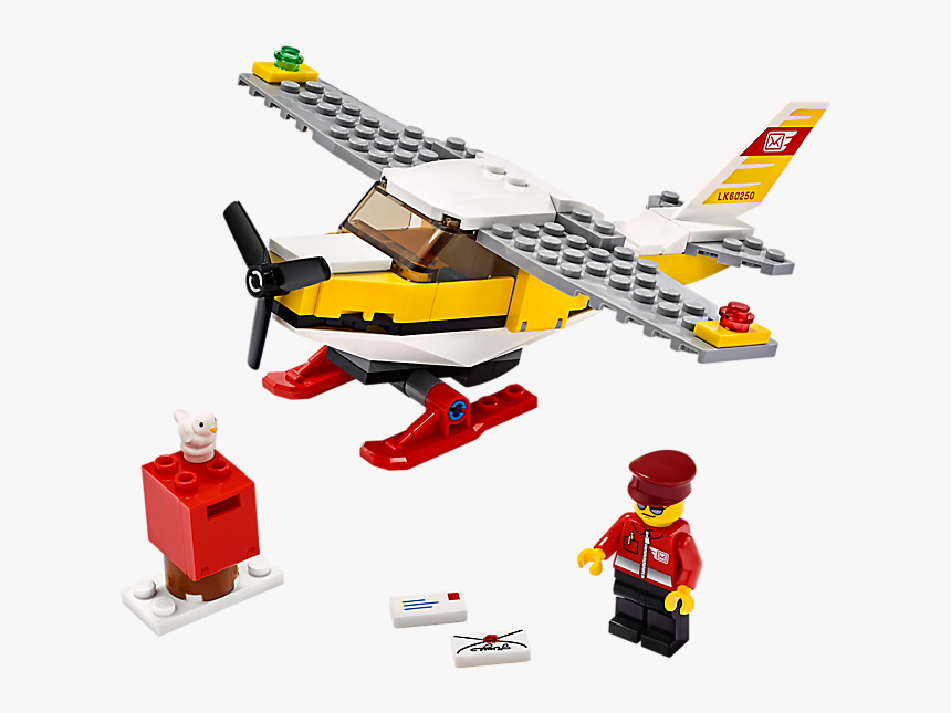 Lego City Mail Plane, HD Png Download