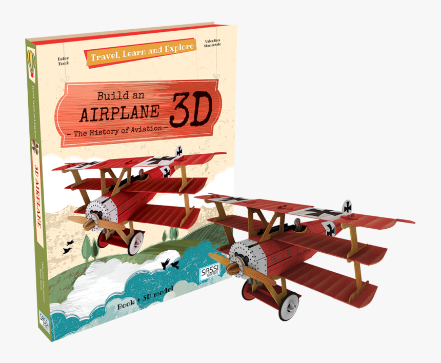 Build An Airplane 3d - Libro Maqueta Avion, HD Png Download