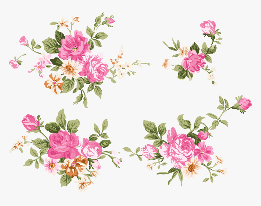 Flower Watercolor Painting Clip - Transparent Chinese Flowers Png, Png Download