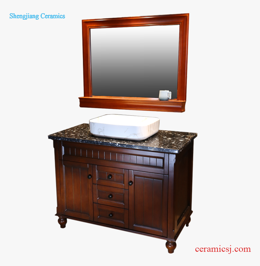 Jia Depot Lavatory Ceramic Art Basin Of Archaize Floor - Bathroom Sink, HD Png Download