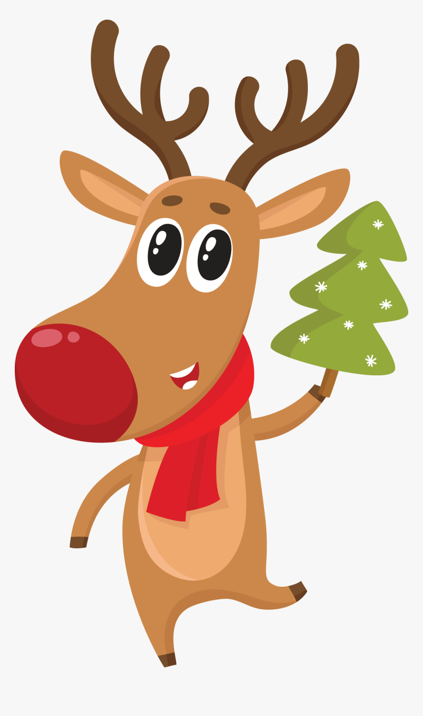 Reindeer Christmas, HD Png Download