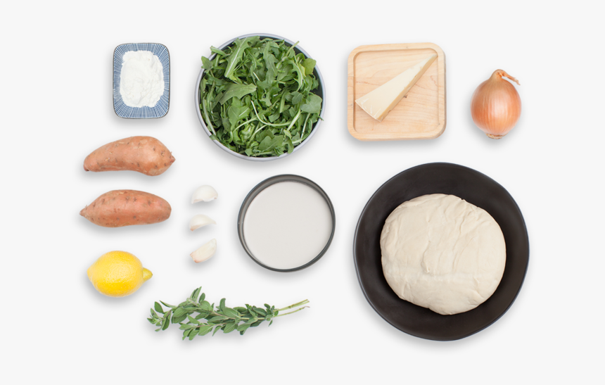 Roasted Sweet Potato & Caramelized Onion Pizza With - Vegetarian Cuisine, HD Png Download