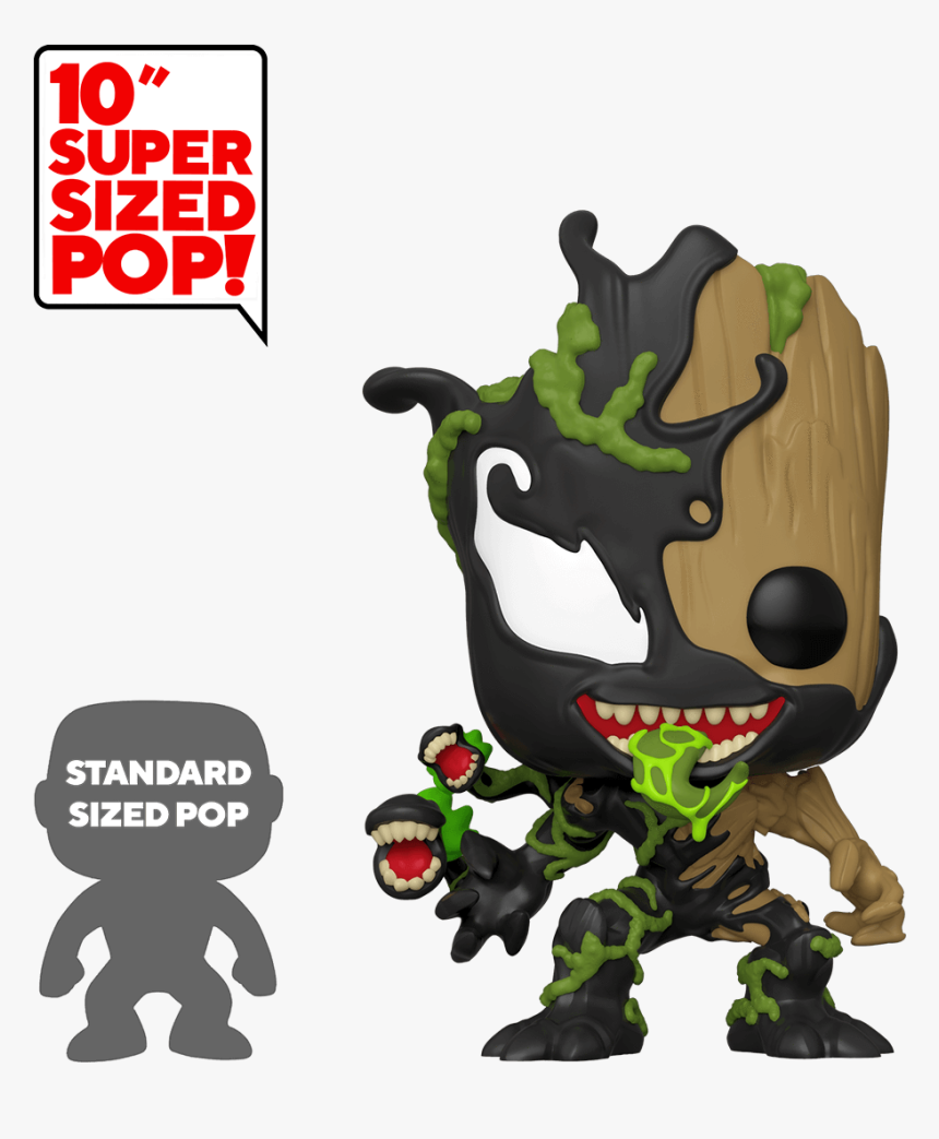Funko Pop Venomized Groot 10 Inch, HD Png Download