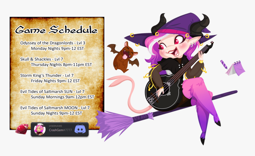 Banner With Games And Times, Calendar At Bottom Of - Cartoon, HD Png Download