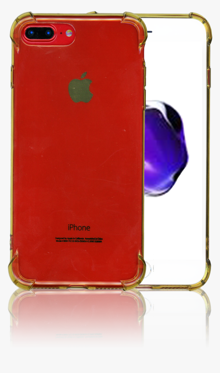 Iphone 7 Plus/8 Plus Clear Case With Air Cushion Gold, HD Png Download