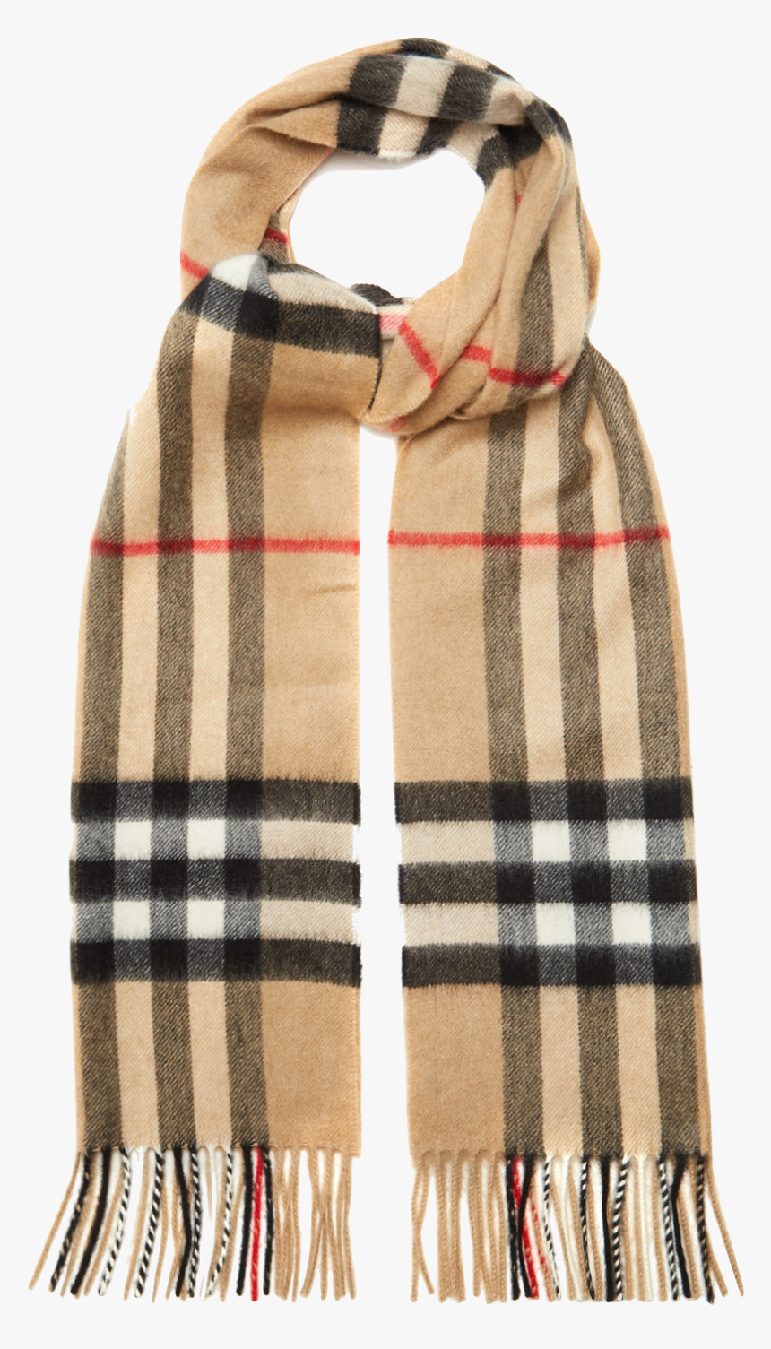 Transparent Plaid Clipart - Burberry Check Scarf, HD Png Download