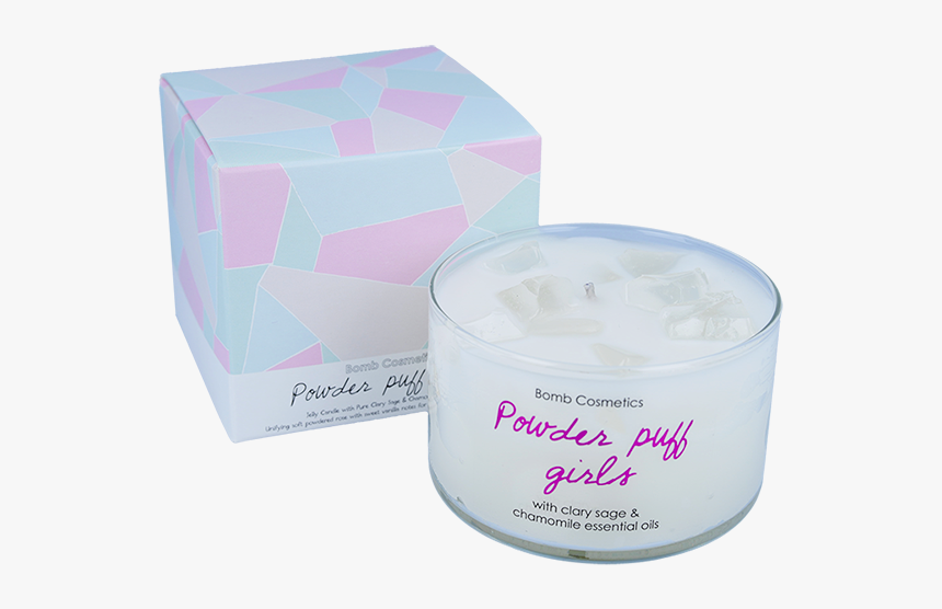 Powder Puff Girls Jelly Candle - Bomb Cosmetics Powder Puff Girls Candle Multi, HD Png Download