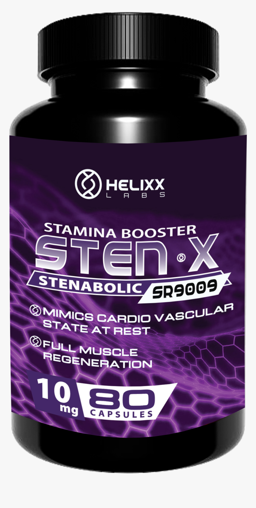Helixx Labs Stenabolic Sr9009 Sten X - Grape, HD Png Download