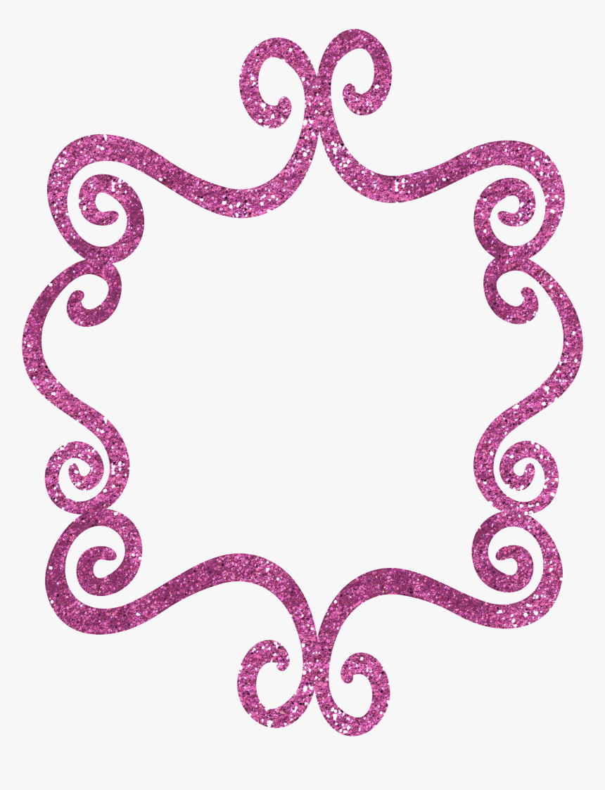 #freetoedit #ftestickers #glitter #frame #flourish - Motif, HD Png Download