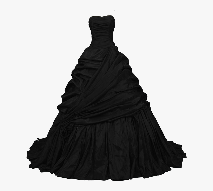 Dress Png - Big Black Wedding Dresses, Transparent Png
