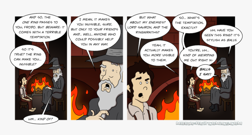 Peter Jackson Has Made Three More Lord Of The Rings - Comics, HD Png Download