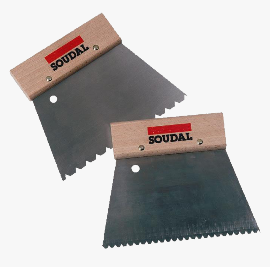 11 Notched Trowel Adhesive Spreader - Soudal, HD Png Download