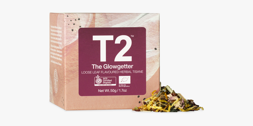 The Glowgetter Loose Leaf Feature Cube - T2 Chamomile Tea Bags, HD Png Download