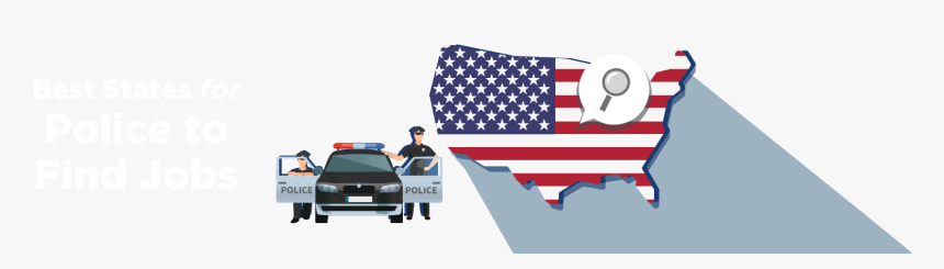 Best States For Police To Find Jobs - Police Car, HD Png Download