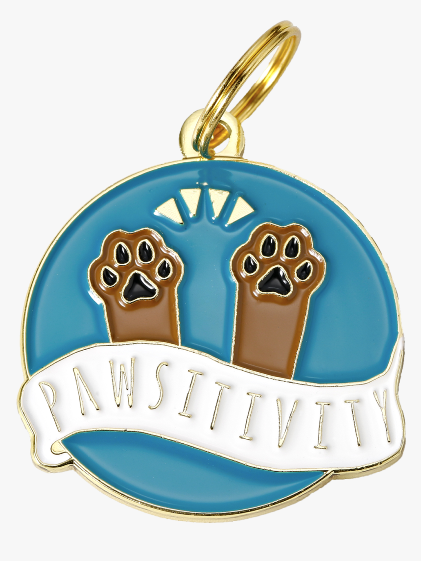 Pet Id Tag Made Of Gold Plated Brass And Turquoise - Locket, HD Png Download