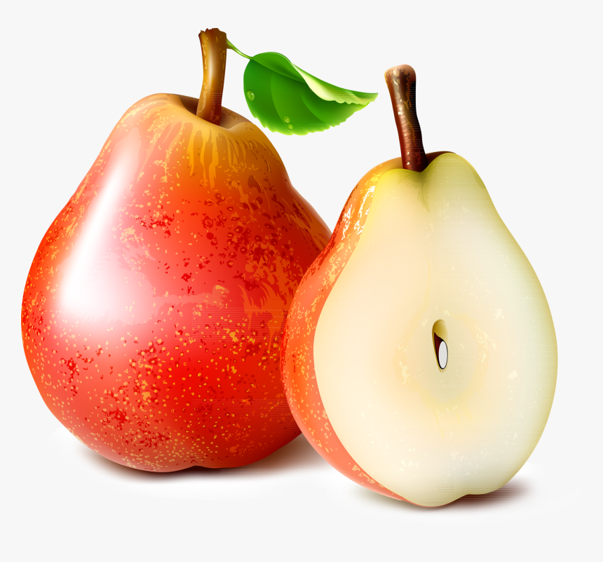 Red Pears Fruit, HD Png Download