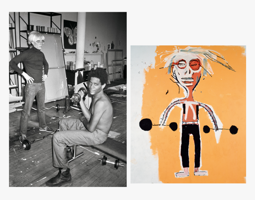 Warhol Basquiat, HD Png Download