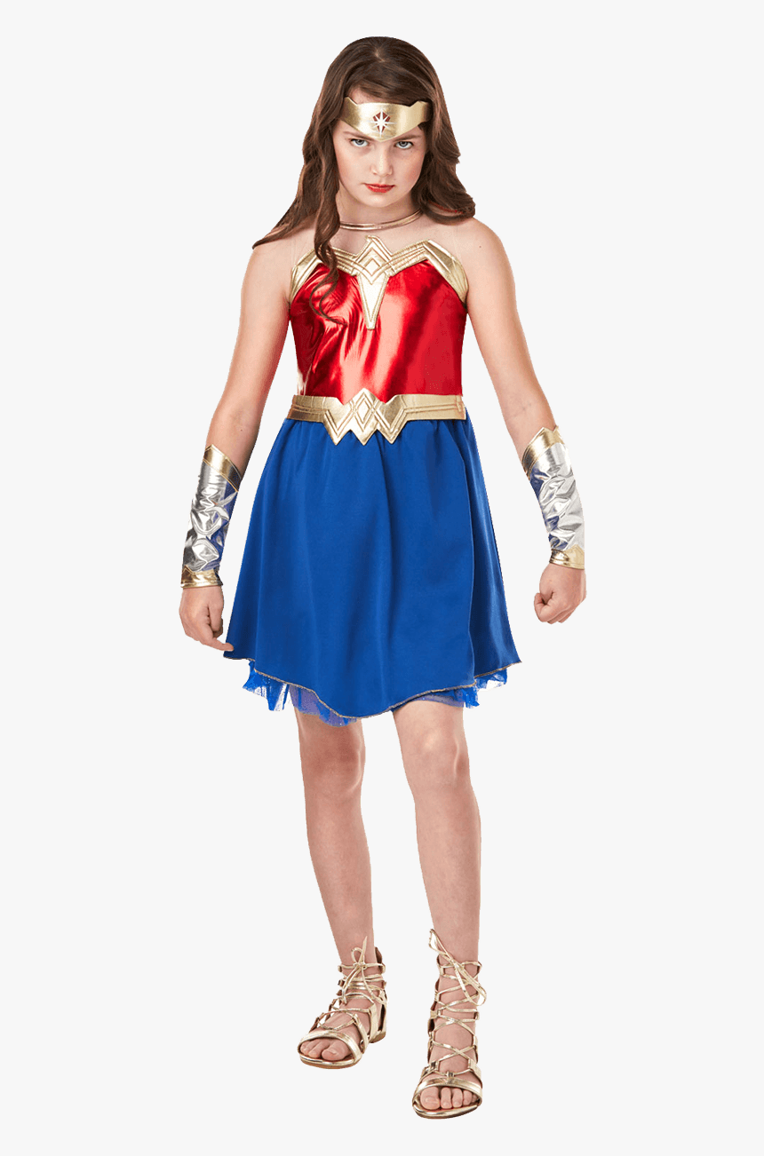 Wonder Woman Costume For Tweens, HD Png Download