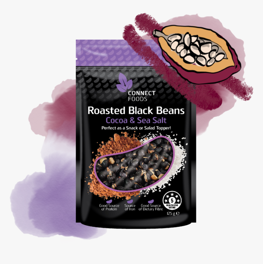 Bbccss - Roasted Black Beans Snack, HD Png Download