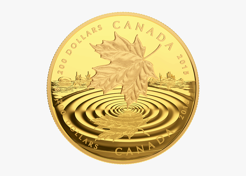 1oz 2015 Maple Leaf Reflection, HD Png Download