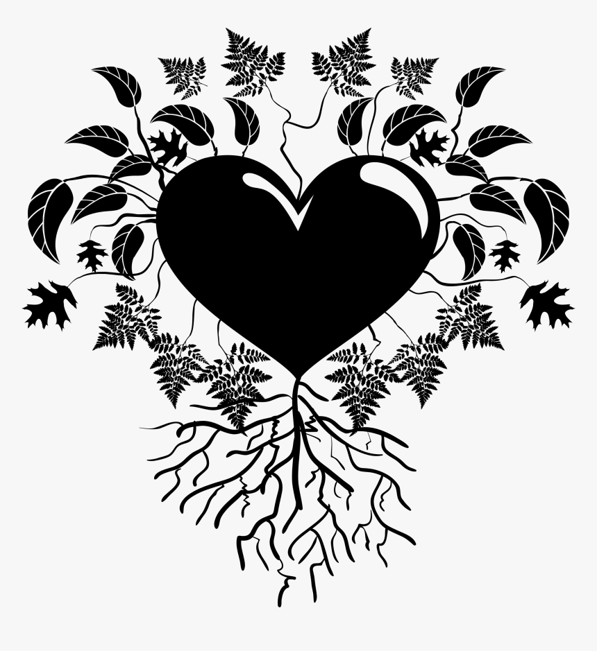 Heart Clipart Plant - Seed Heart Clip Art, HD Png Download