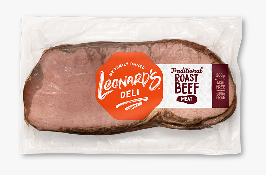 Traditional Slice Roast Beef - Rib Eye Steak, HD Png Download