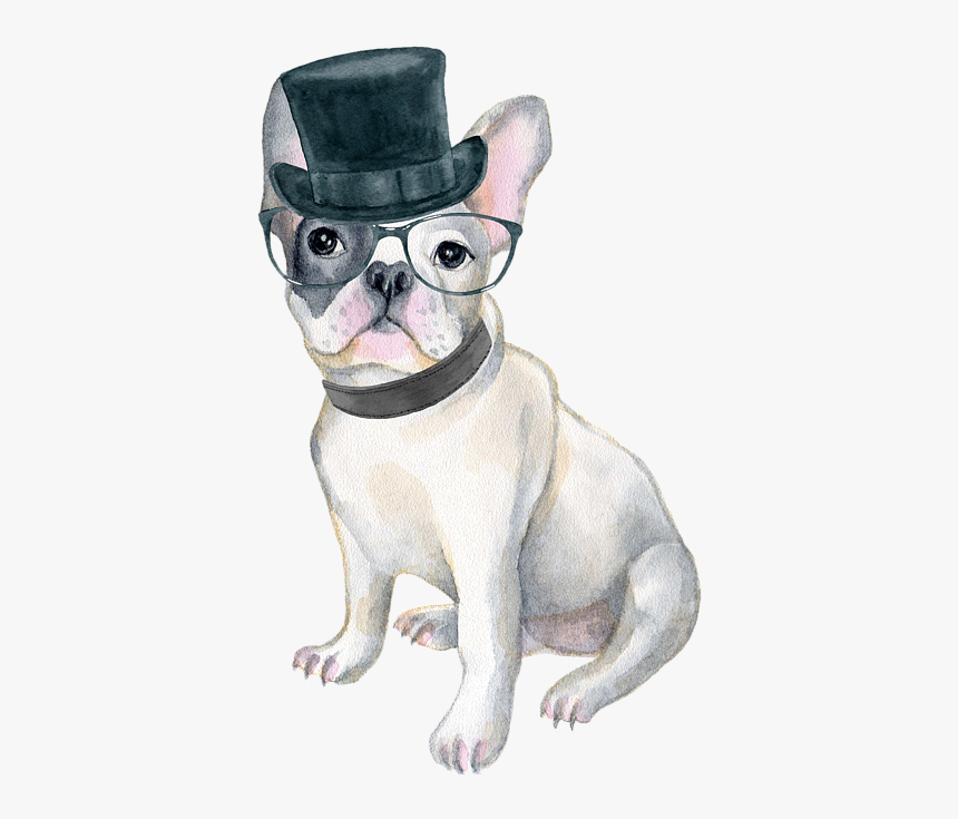 Dog Drawing In Clothes, HD Png Download
