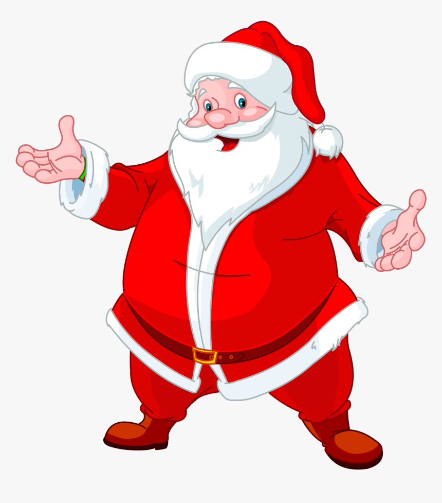 Claus Santa Claus Christmas Clip Art - Santa Claus With Sack, HD Png Download