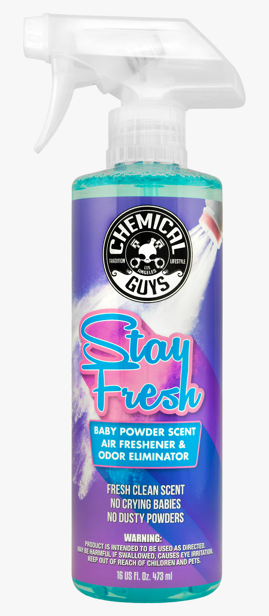 Stay Fresh Baby Powder Scented Air Freshener - Chemical Guys Tire Kicker, HD Png Download
