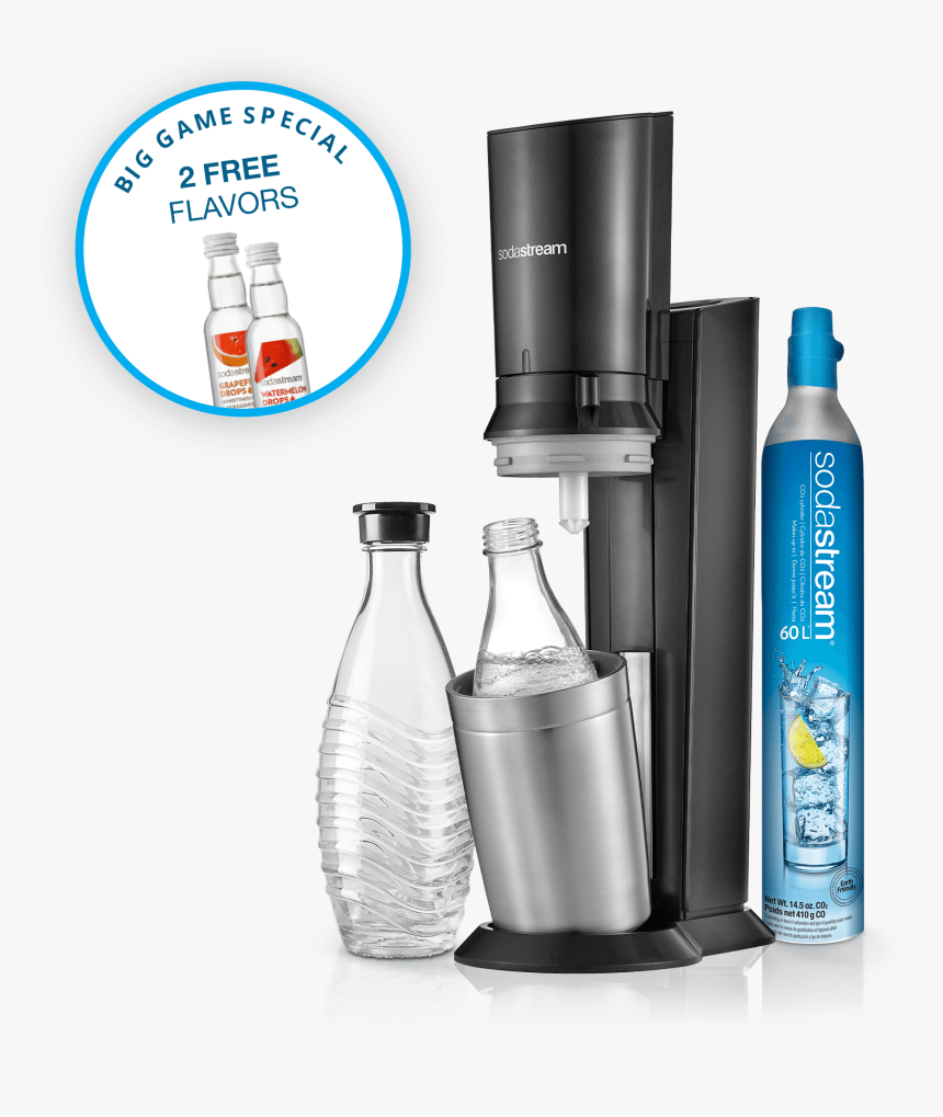 Aqua Fizz - Sodastream Crystal Black, HD Png Download
