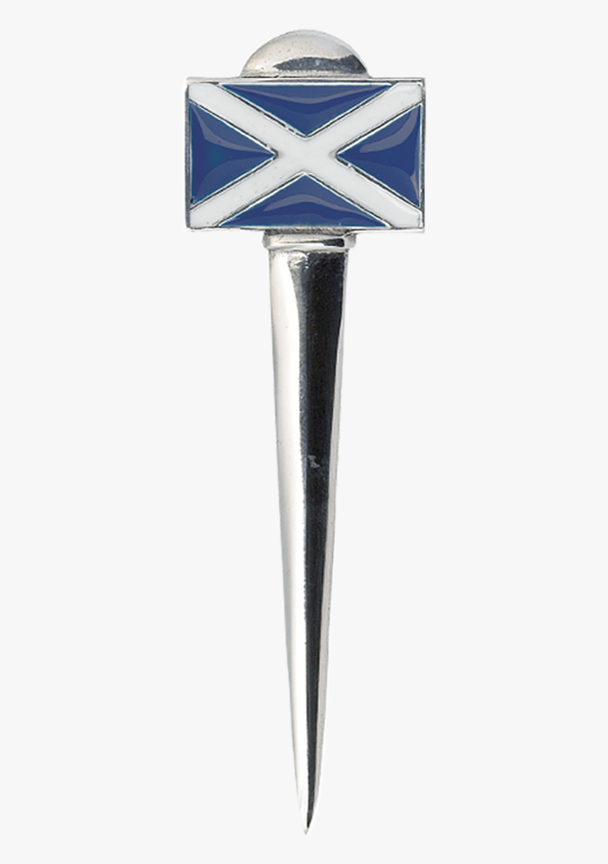 Andrews Enamel Saltire Kilt Pin, HD Png Download