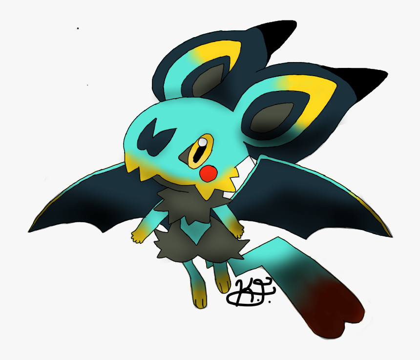 Pokémon Fusion Picachu And Noibat - Cartoon, HD Png Download