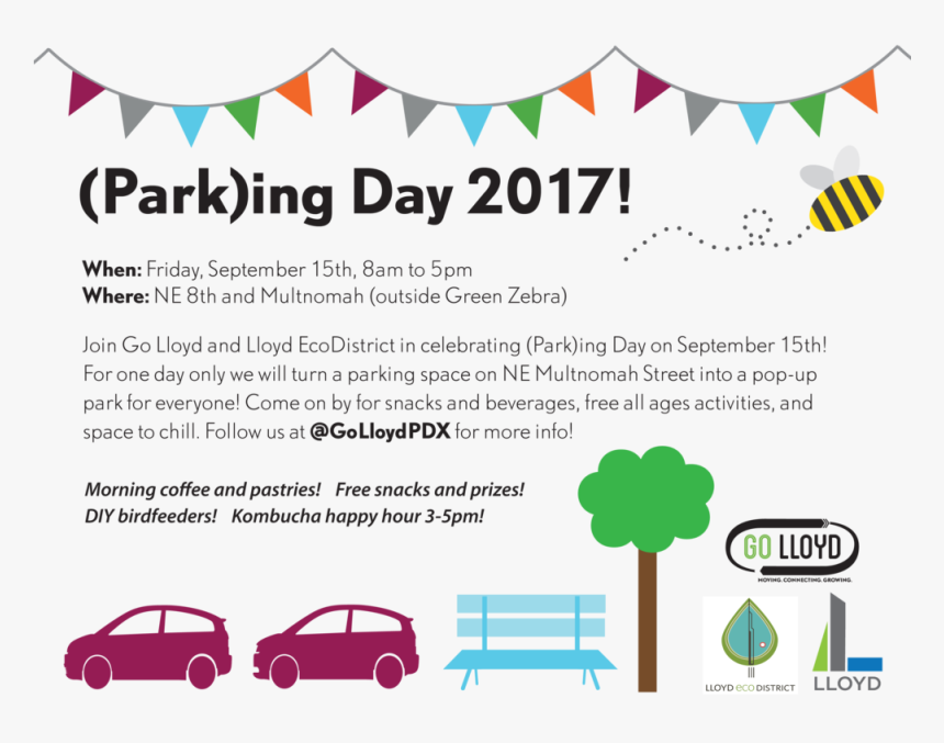 Parking Day Flyer - City Car, HD Png Download
