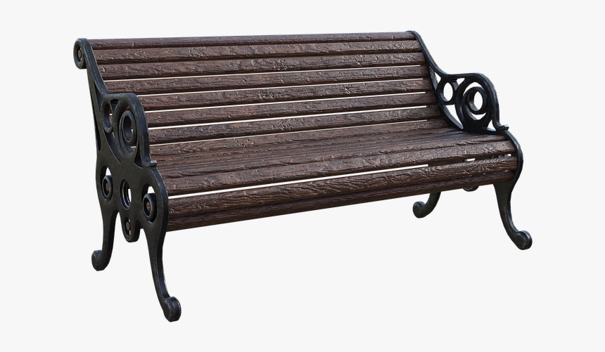 Outdoor Bench, HD Png Download