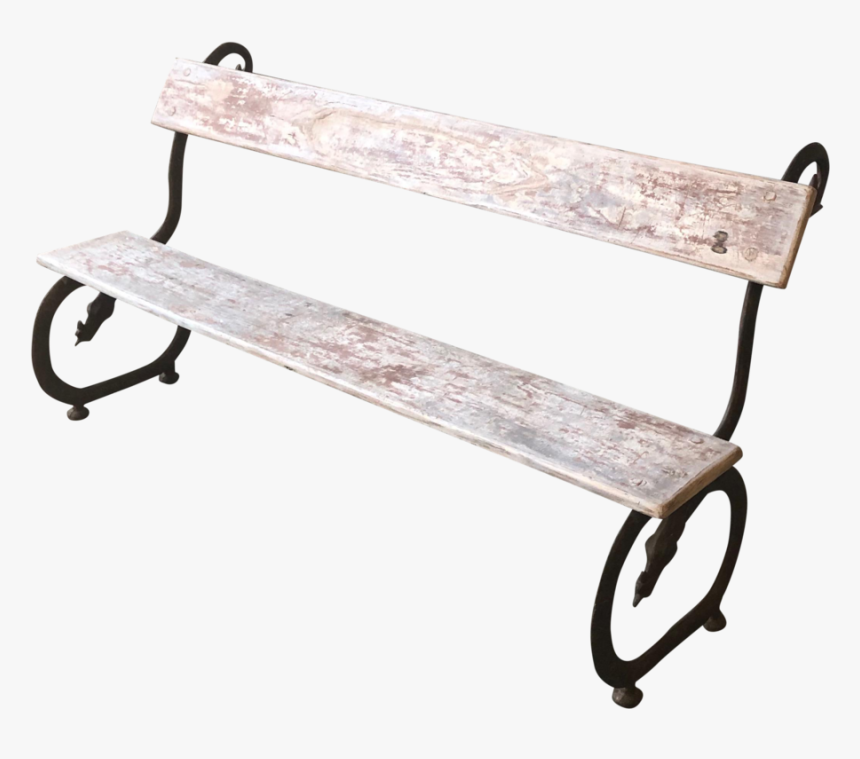 English Garden Bench With Cast Iron Serpent Base 4456 - Outdoor Bench, HD Png Download