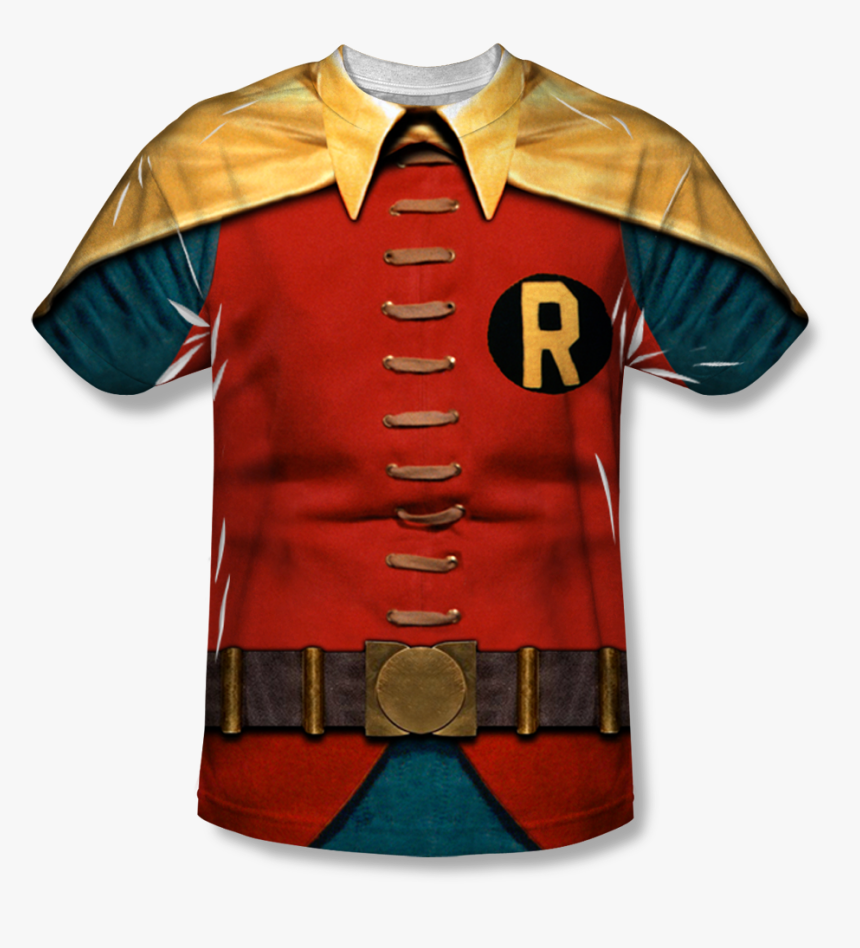 Batman Classic Tv/robin Costume - Batman Robin T Shirt, HD Png Download
