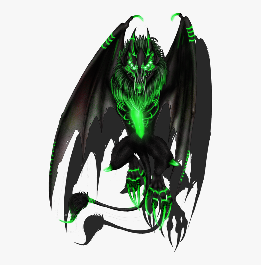 Ryuu-transparent Background By Lycanthropeheart On - Anime Wolf Transparent Background, HD Png Download