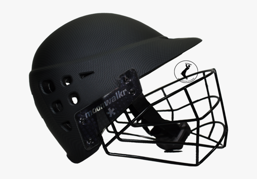 Moonwalkr Mind Cricket Helmet, Black Face Mask, HD Png Download