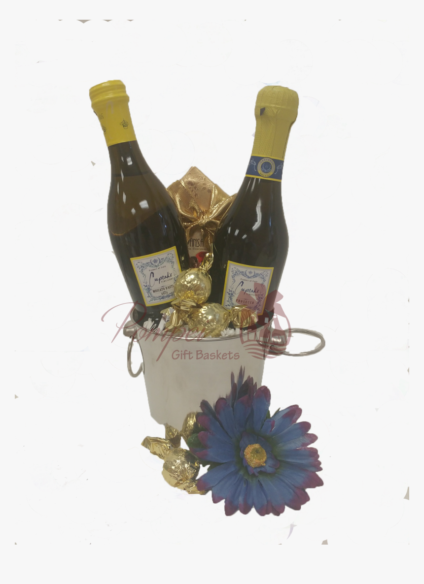 Two For You Prosecco Gift Basket, Cupcake Gift Basket,, HD Png Download