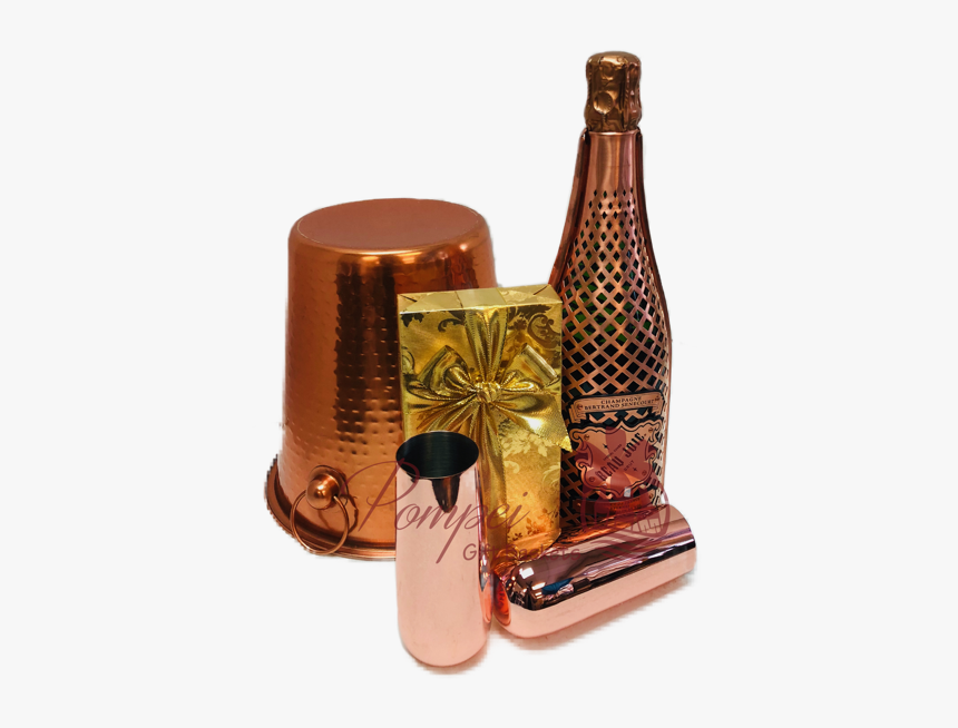 Copper Anniversary Champagne Gift Basket, Copper Anniversary - Beer Bottle, HD Png Download