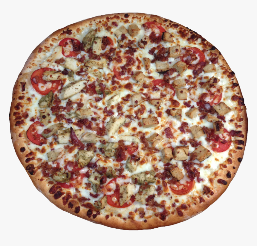 Grilled White Chicken, Crispy Smoked Bacon, Fresh Tomatoes, - California-style Pizza, HD Png Download
