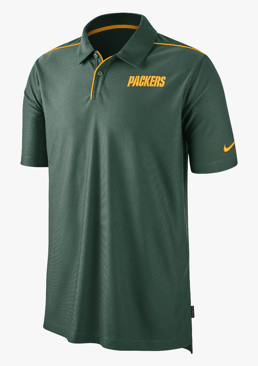 Green Bay Packers Green Team Issue Polo-0 - New Orleans Saints Nike Polo Sideline, HD Png Download