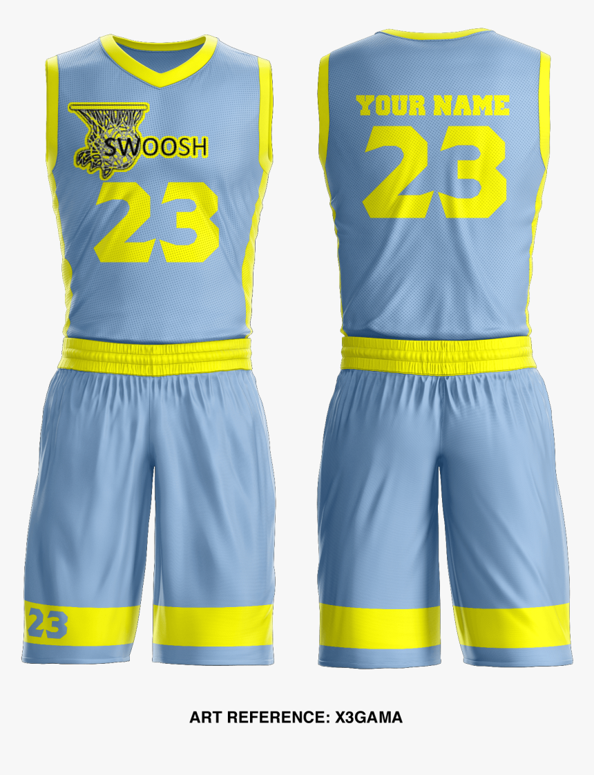Billings Swoosh Basketball Uniform - Vest, HD Png Download