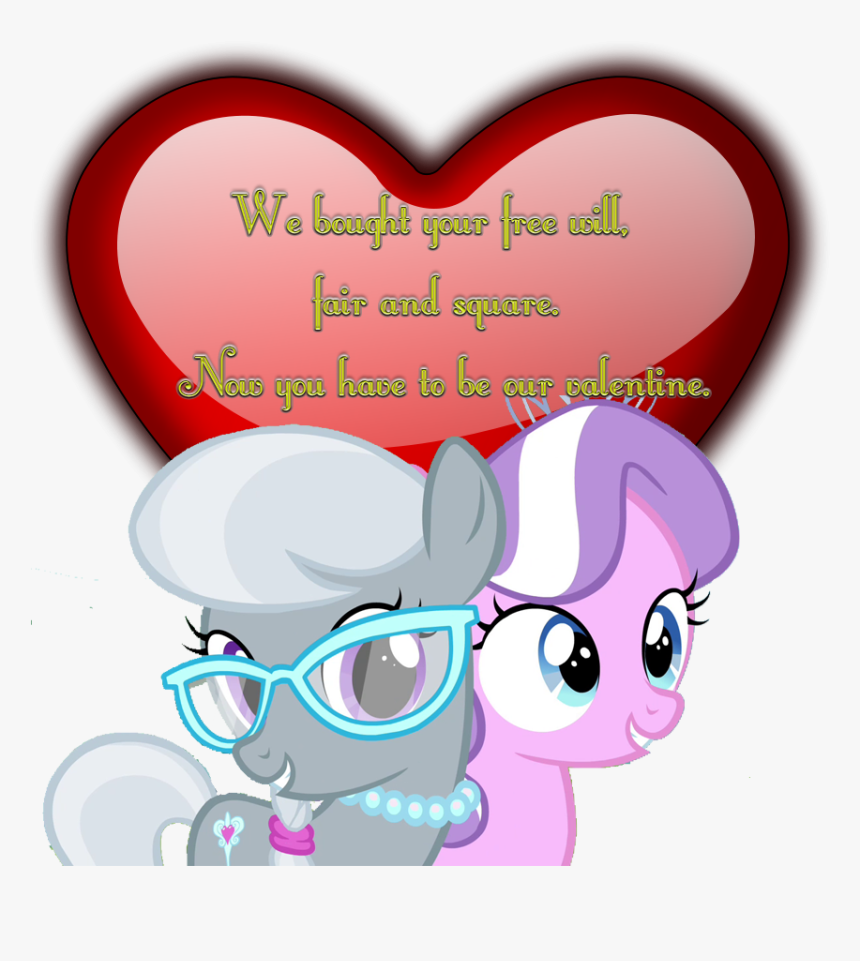 Diamond Tiara, Heart, Safe, Silver Spoon, Simple, Simple - Cartoon, HD Png Download